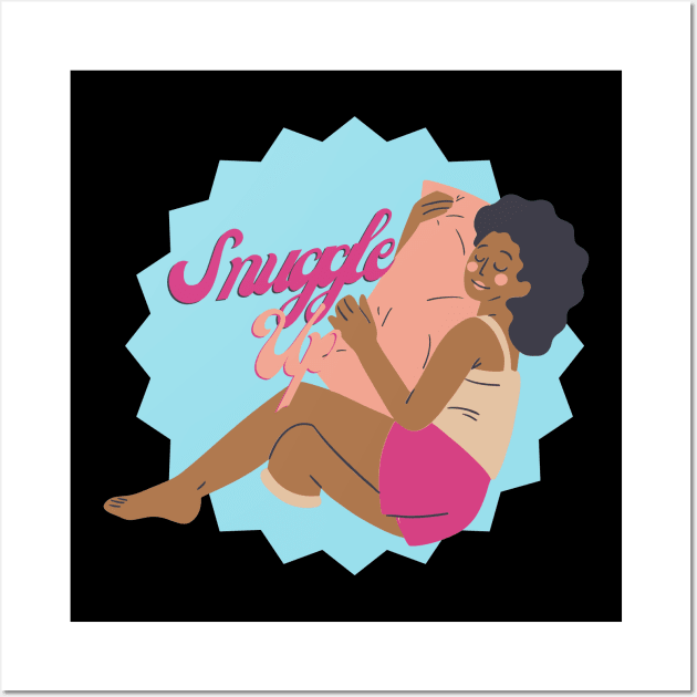 Snuggle Up Ver 1 Wall Art by Sleepy Time Tales